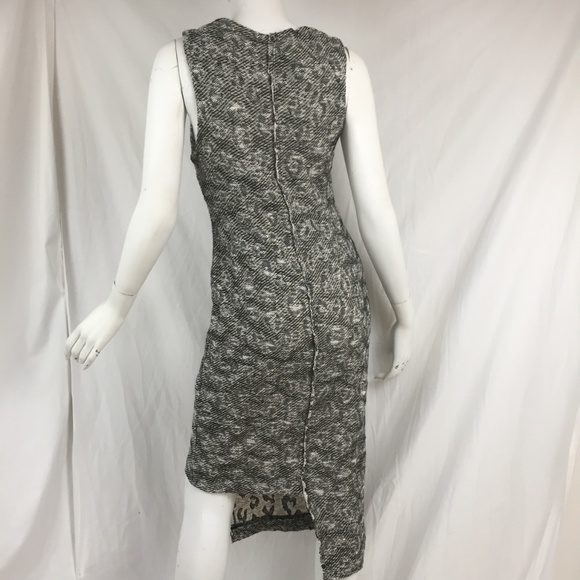 Free People Dress Cora Jacquard Asymmetric Midi - Picture 4 of 8